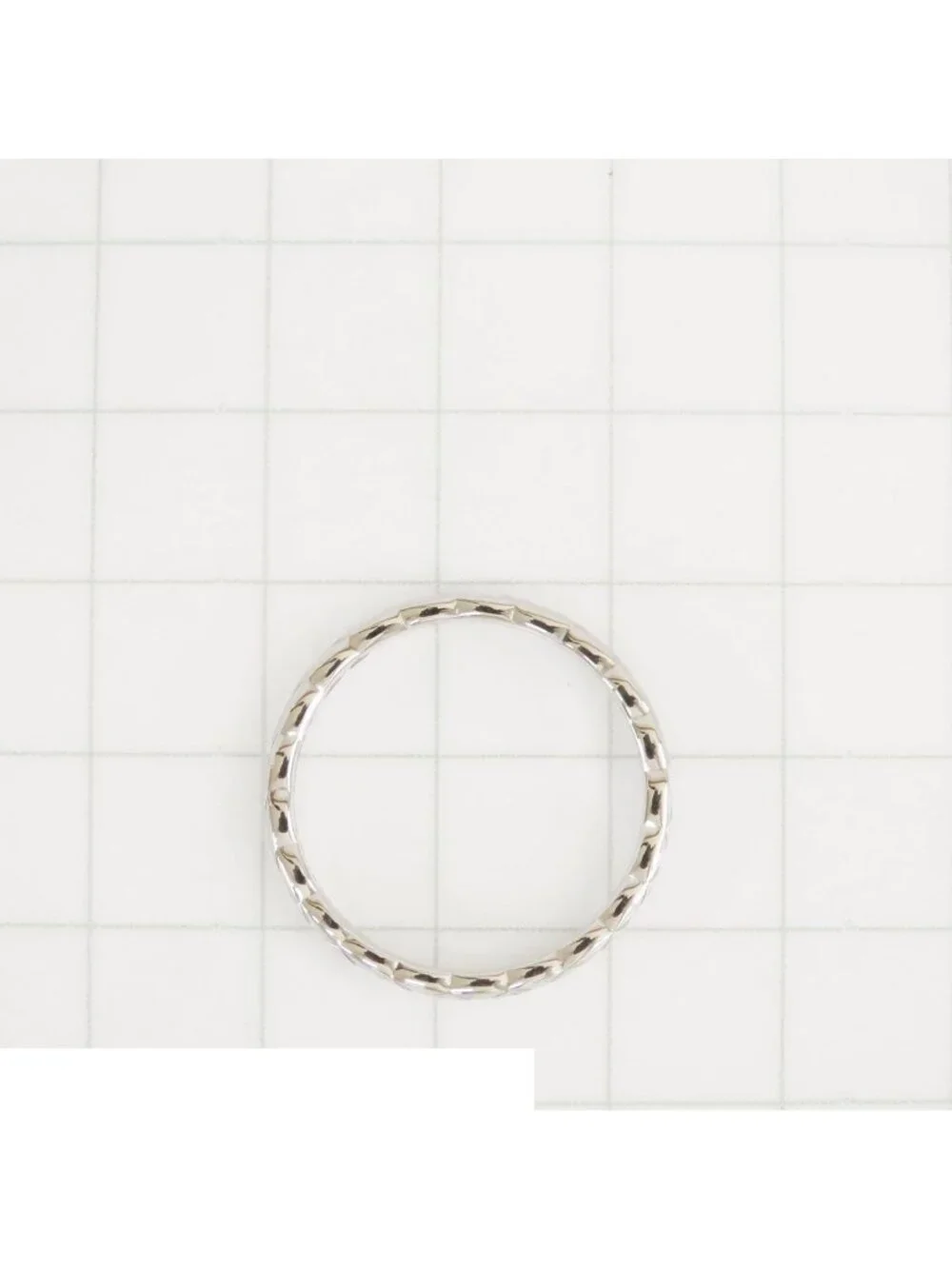 Chanel Coco Crush Collection Ring Platinum Mini